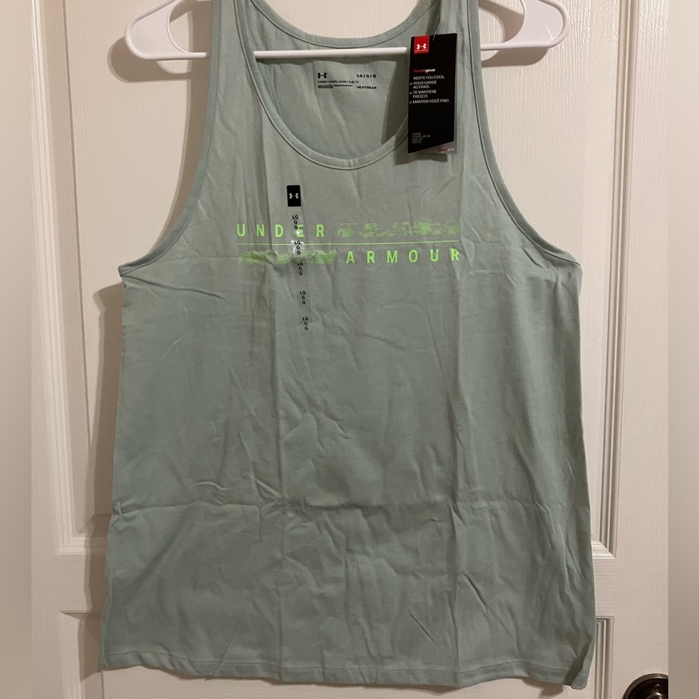 🏖️NWT Under Armour tank top mint women’s L